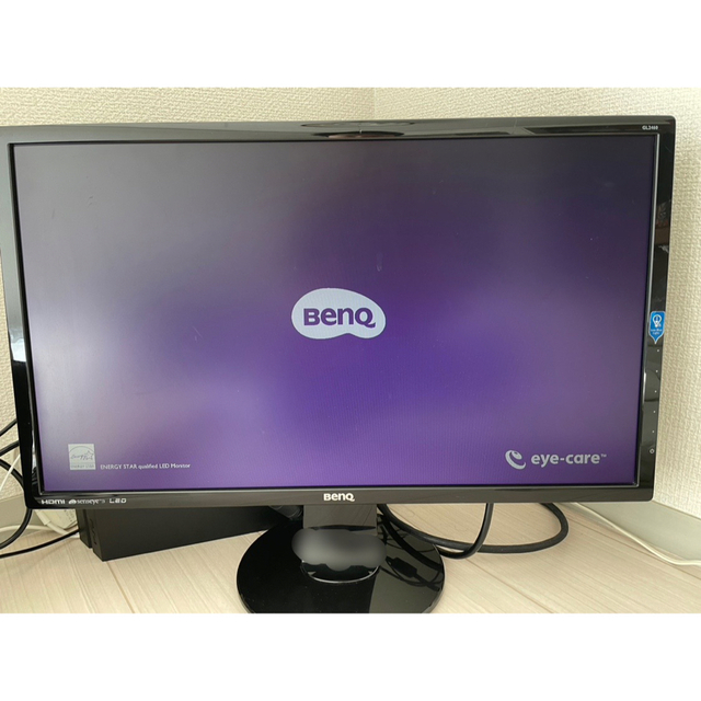 【中古品】BenQ モニター ディスプレイ GL2460HM 24インチ スマホ/家電/カメラのPC/タブレット(ディスプレイ)の商品写真