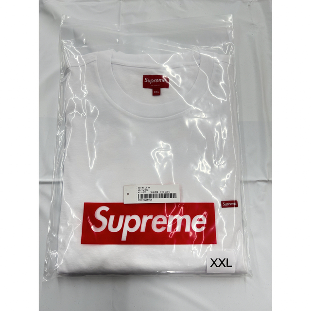 Supreme(シュプリーム)の【XXL】Supreme Small Box L/S Tee WHITE 白 メンズのトップス(Tシャツ/カットソー(七分/長袖))の商品写真