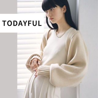 TODAYFUL - birthdeath ホワイト手編みモヘアフィッシュネットセーター ...