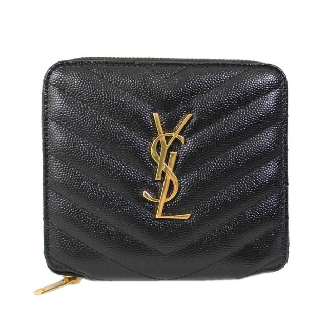 Yves Saint Laurent - サンローラン 財布 キルティング 二つ折り財布