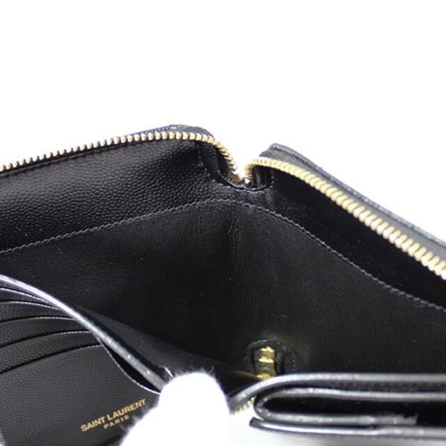 Yves Saint Laurent - サンローラン 財布 キルティング 二つ折り財布