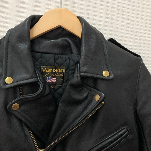 □□VANSON バンソン メンズ衣料 ジャケット　サイズ32 ブラック