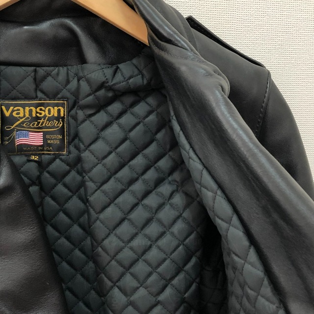 □□VANSON バンソン メンズ衣料 ジャケット　サイズ32 ブラック 2