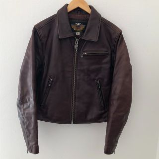 ハーレーダビッドソン(Harley Davidson)の□□HARLEY-DAVIDSON ハーレーダビッドソン メンズジャケット レザージャケット　SIZE S 40181 ブラウン(その他)