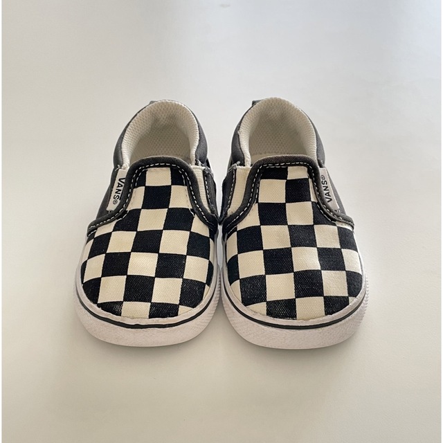 VANS(ヴァンズ)の【m様専用】VANSスリッポン チェッカー柄 13㎝ キッズ/ベビー/マタニティのベビー靴/シューズ(~14cm)(スニーカー)の商品写真