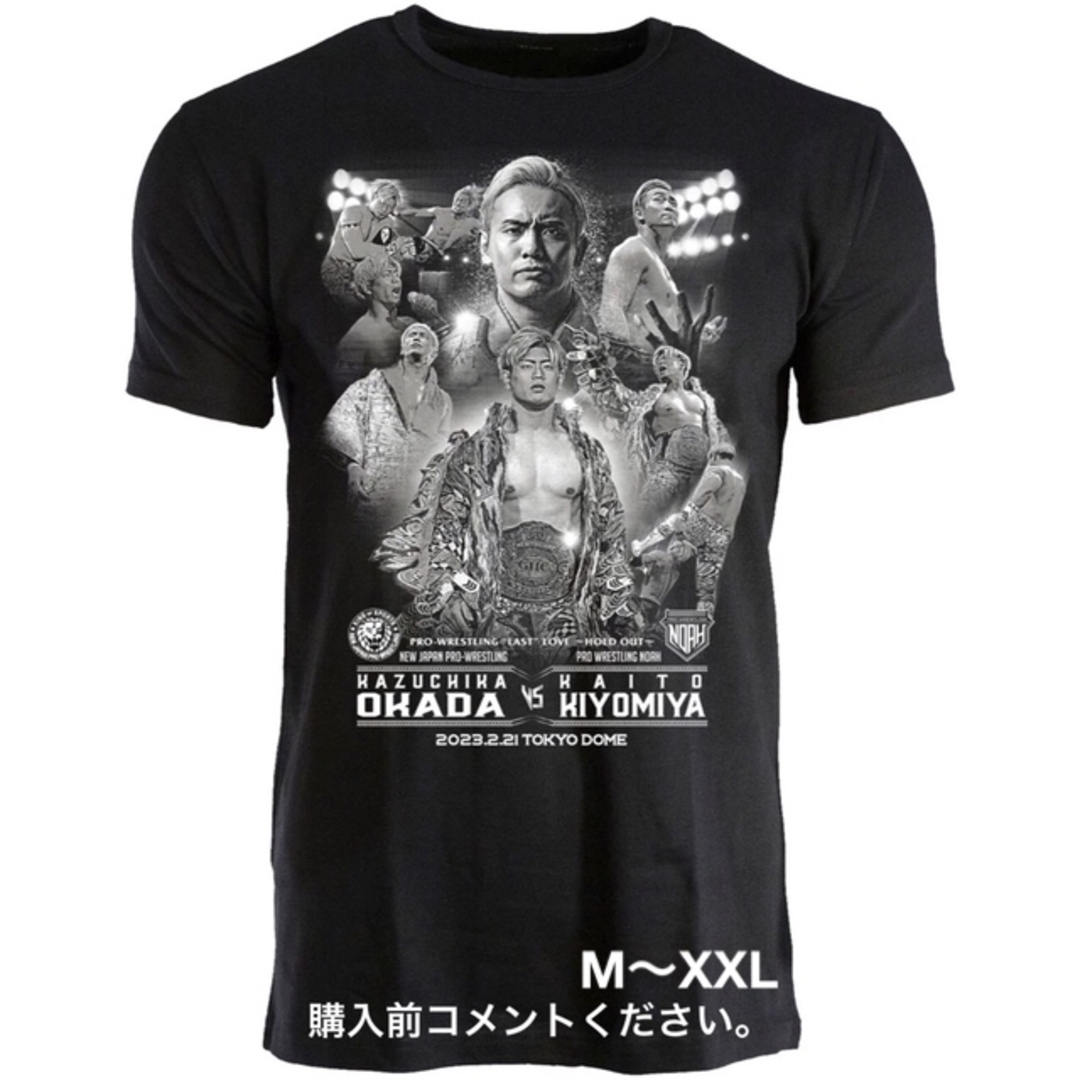 オカダカズチカ 清宮海斗 Tシャツ 新日本プロレス 武藤敬司 Noah 三沢光晴