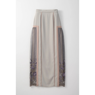 murral framed flower フラワー刺繍スカート　未使用スカート