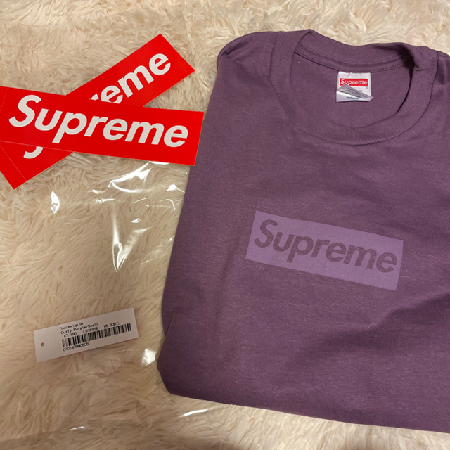 Supreme Tonal Box Logo Tee "Dusty Purple