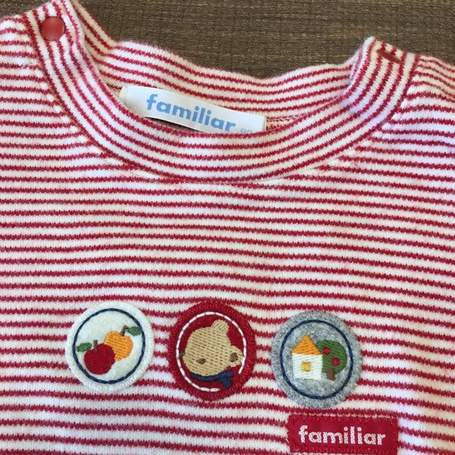 familiar(ファミリア)のファミリア 長袖 90サイズ  キッズ/ベビー/マタニティのキッズ服女の子用(90cm~)(Tシャツ/カットソー)の商品写真