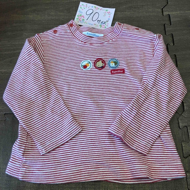 familiar(ファミリア)のファミリア 長袖 90サイズ  キッズ/ベビー/マタニティのキッズ服女の子用(90cm~)(Tシャツ/カットソー)の商品写真