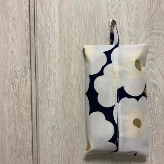 マリメッコ(marimekko)のハンドメイド　ボックスティッシュカバー  北欧(その他)