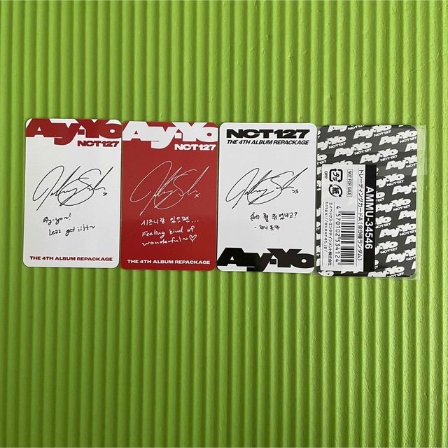 NCT127 Ay-Yo ジャニ トレカ セット エンタメ/ホビーのCD(K-POP/アジア)の商品写真