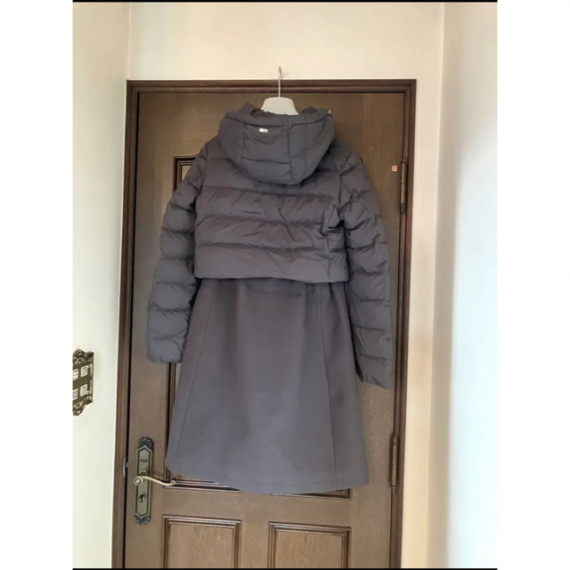 ヘルノHERNO 異素材ダウンコート 40サイズ