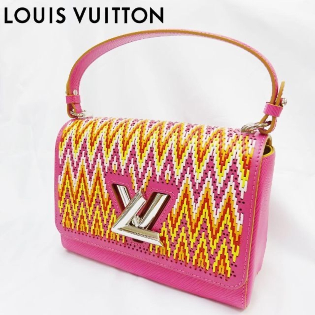 チェーン付属なし【極美品】LOUIS VUITTON  エピ ツイストMM 鏡付約125cmマチ