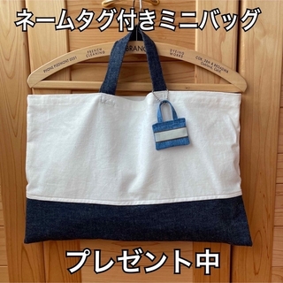 ハンドメイド レッスンバッグ12/裏地なし/マチなし/1点もの(外出用品)