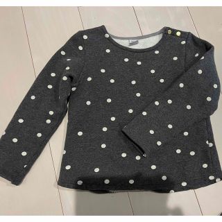 プチバトー(PETIT BATEAU)のプチバトー ♡ドットトレーナー　8a(Tシャツ/カットソー)