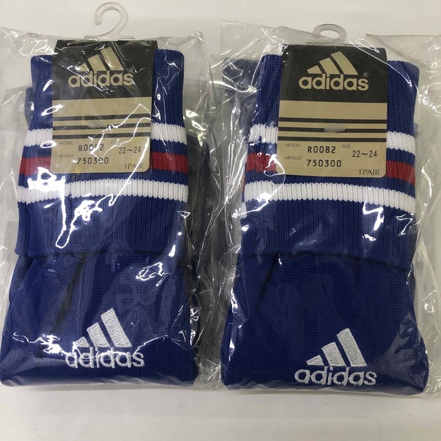 adidas(アディダス)のadidas サッカーストッキング　2足セット　22-24cm スポーツ/アウトドアのサッカー/フットサル(ウェア)の商品写真