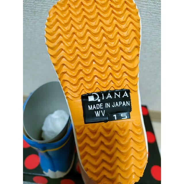 DIANA(ダイアナ)の新品DIANA♡ドナルド長靴　15cm キッズ/ベビー/マタニティのキッズ靴/シューズ(15cm~)(長靴/レインシューズ)の商品写真