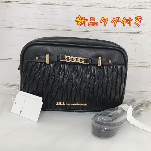 JILLSTUART パフィーポシェット ブラック (JILL BY JILLSTUART JILLSTUART パフィーポシェット ブラック (JILL BY JILLSTUART