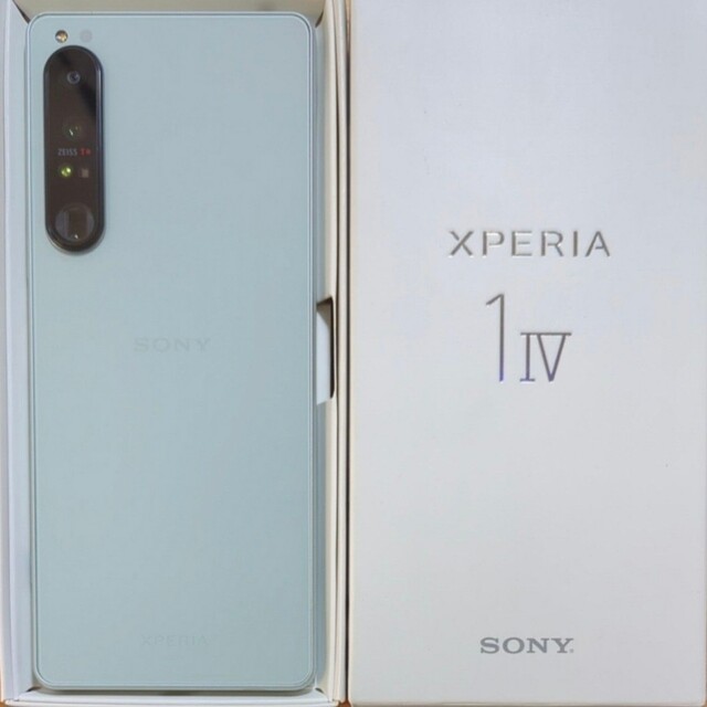 Xperia - SONY Xperia 1 IV SOG06 アイスホワイト SIMロック解除済