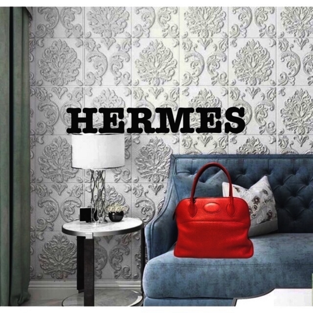 Hermes(エルメス)のエルメスボリード31 ハンドバックルージュガランス刻印□Q2013年製 レディースのバッグ(ハンドバッグ)の商品写真