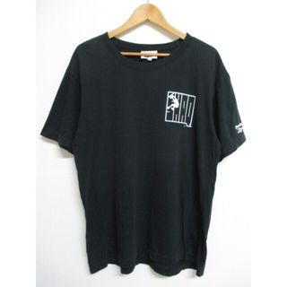 リーボック(Reebok)のリーボック/Reebok 両面 プリント Tシャツ 半袖 サイズ：Men's L位 ブラック 【中古】(Tシャツ/カットソー(半袖/袖なし))