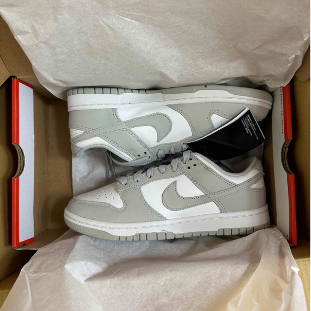 訳あり　未使用品　Nike Dunk Low Grey Fog 25.5cm