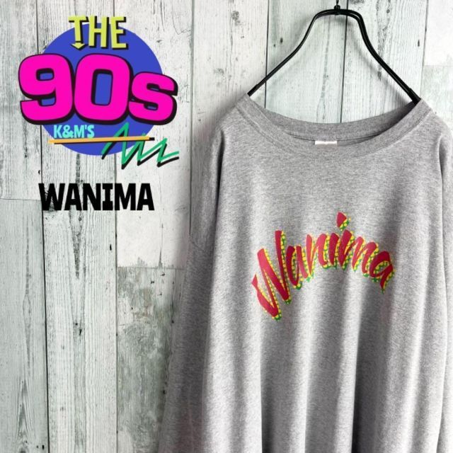 大人気　WANIMA ワニマ　レインボーロゴ　両面プリントTシャツ