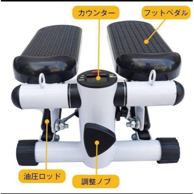 ステッパー　筋トレ 室内 有酸素運動 ダイエット 青 ﾌﾞﾙｰ 新品 スポーツ/アウトドアのトレーニング/エクササイズ(トレーニング用品)の商品写真