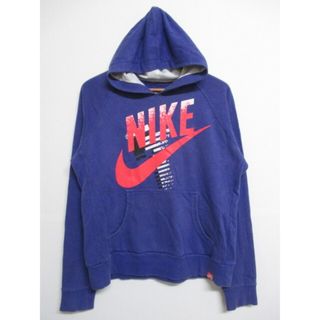 ナイキ(NIKE)のナイキ/NIKE ロゴ プリント スウェット パーカー 長袖 サイズ：Boy's XL パープル 【中古】(パーカー)