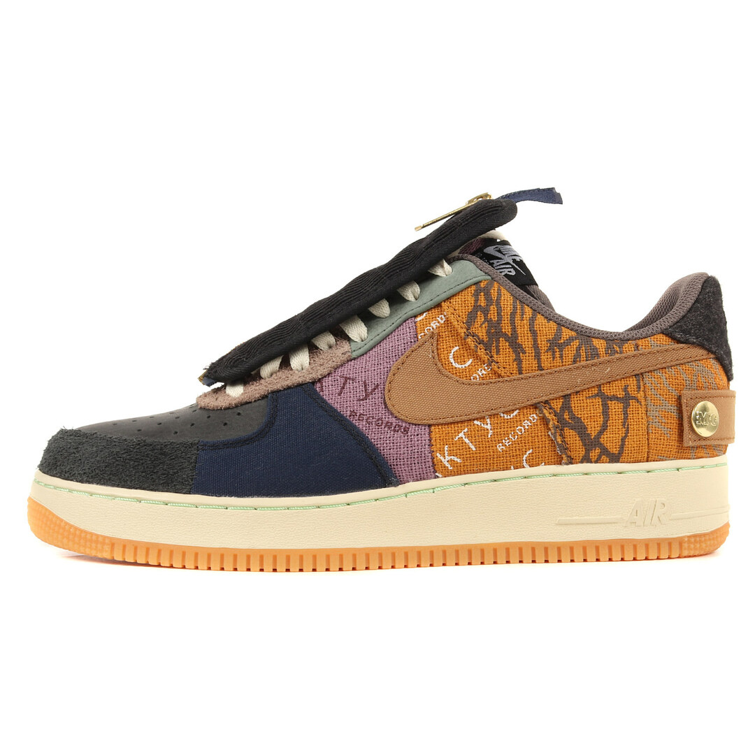 NIKE(ナイキ)のNIKE ナイキ TRAVIS SCOTT AIR FORCE 1 LOW / CACTUS JACK (CN2405-900) トラヴィススコット エアフォース 1 ロー カクタスジャック マルチカラー ミュートブロンズ サイズ：US11 29.0cm スニーカー コラボ【メンズ】【中古】【新品同様】 メンズの靴/シューズ(スニーカー)の商品写真