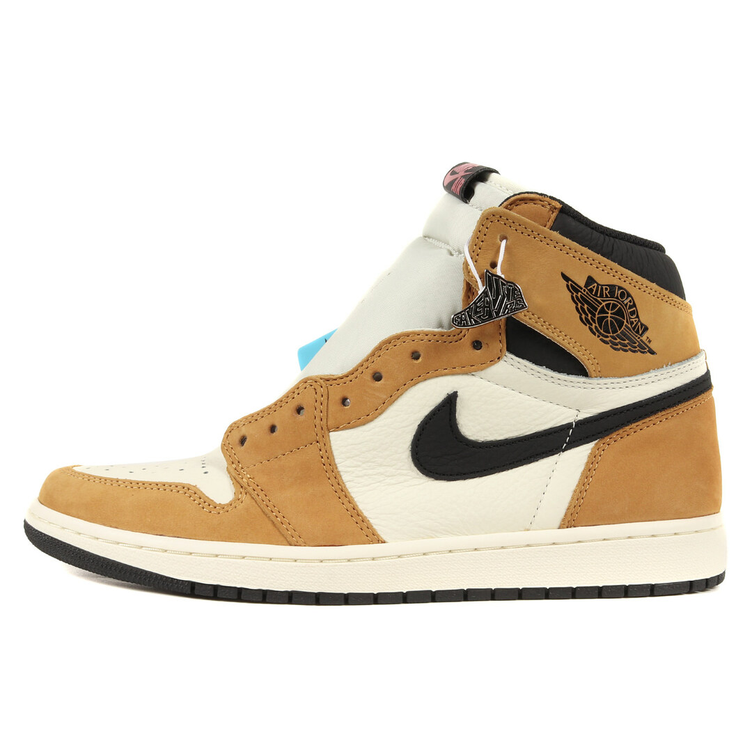 NIKE ナイキ AIR JORDAN 1 RETRO HIGH OG ROOKIE OF THE YEAR (555088-700) 2018年 エアジョーダン1 レトロ ハイ ルーキーオブザイヤー ゴールデンハーベスト ブラック サイズ：US11 29.0cm スニーカー【メンズ】