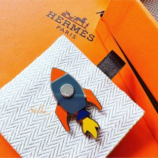 エルメス(Hermes)の新品　HERMES エルメス　ロケット　ブローチ　スペース　ピン　2023(コサージュ/ブローチ)