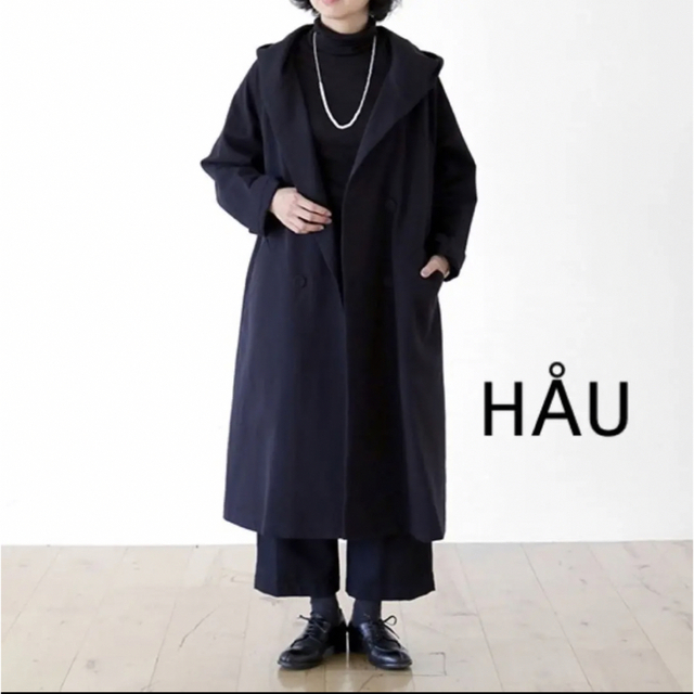 nest Robe(ネストローブ)のHAU cotton wool chino coat レディースのジャケット/アウター(ロングコート)の商品写真