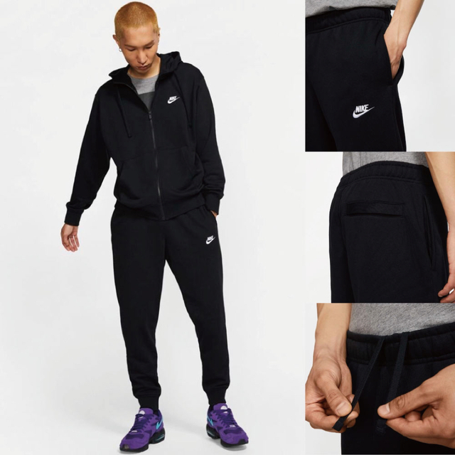 NIKE(ナイキ)の【新品】ナイキ　クラブ フレンチテリー ジョガーパンツ BV2680 M 黒　 メンズのパンツ(その他)の商品写真