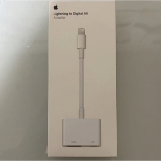 アップル(Apple)の【新品未開封】Apple 純正品 HDMI 変換アダプタ(映像用ケーブル)
