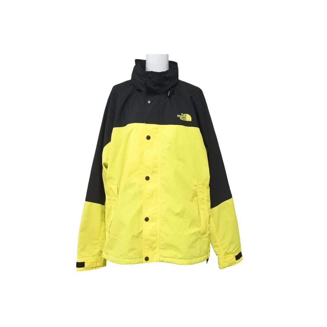 極美品 THE NORTH FACE ザ・ノースフェイス ハイドレナウィンド ジャケット フード イエロー ブラック NP21835 サイズM  46830