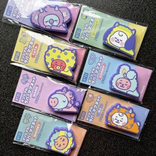 BT21 ラバーマグネット 7種コンプリート ベビーモンスター ファミマ限定