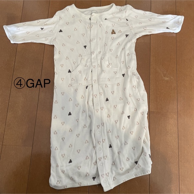 GAP(ギャップ)のGAP combimini ベビー服　5枚セット　50 60 女の子　ギャップ キッズ/ベビー/マタニティのベビー服(~85cm)(ロンパース)の商品写真