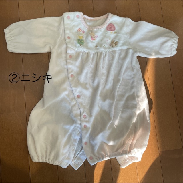 GAP(ギャップ)のGAP combimini ベビー服　5枚セット　50 60 女の子　ギャップ キッズ/ベビー/マタニティのベビー服(~85cm)(ロンパース)の商品写真