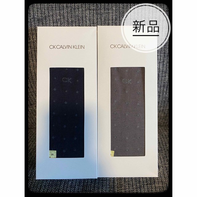 ck Calvin Klein(シーケーカルバンクライン)のカルバンクライン　CK CALVIN KLEIN 靴下25〜26cm 2足セット メンズのレッグウェア(ソックス)の商品写真