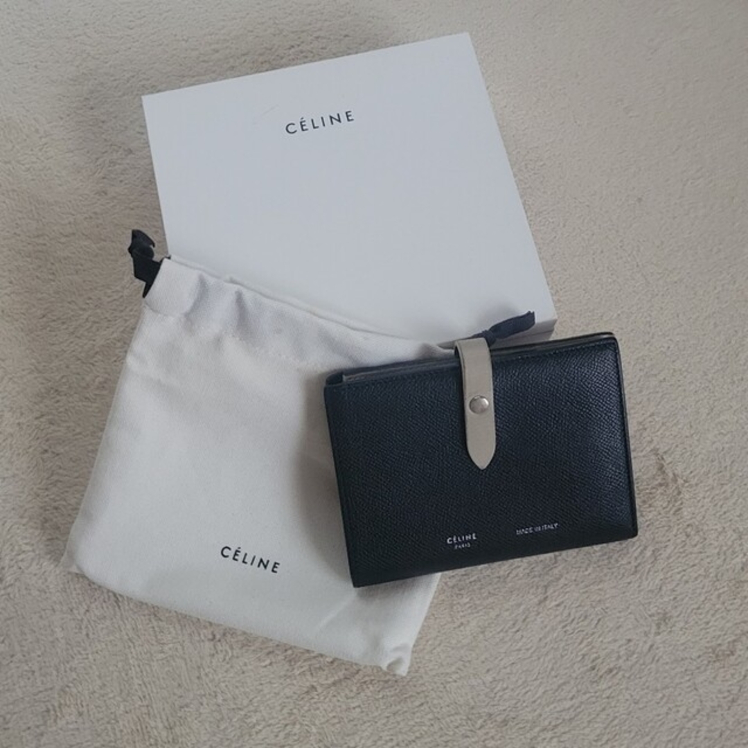 在庫処分価格 CELINE セリーヌ ミディアム ストラップウォレット | tn