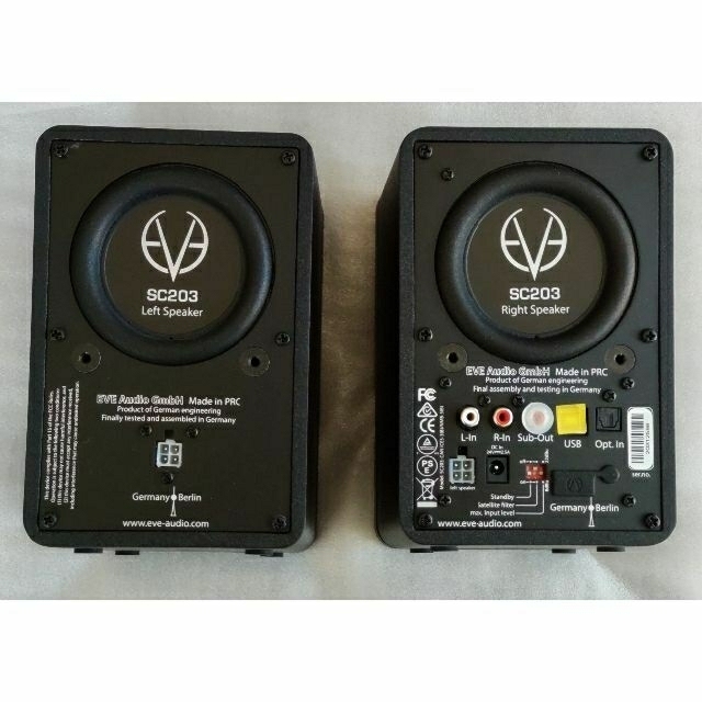 EVE AUDIO / SC203 モニタースピーカー ペア 独創的 51.0%OFF www.gold