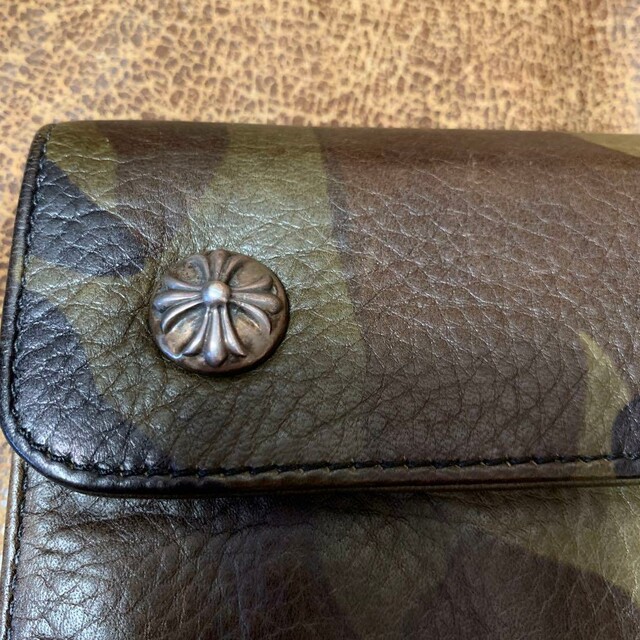 Chrome Hearts(クロムハーツ)のCHROME HEARTS WAVE CROSS BALL 財布　迷彩 メンズのファッション小物(長財布)の商品写真