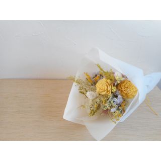 thanks mini bouquet(イエロー系)(ドライフラワー)