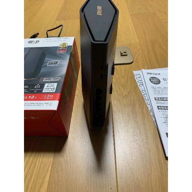 BUFFALO Wi-Fiルーター WSR-6000AX8-MB 無線ルーター BUFFALO Wi-Fiルーター WSR-6000AX8-MB 無線ルーター