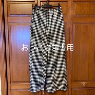 アーバンリサーチ(URBAN RESEARCH)のギンガムチェック柄パンツ新品(カジュアルパンツ)