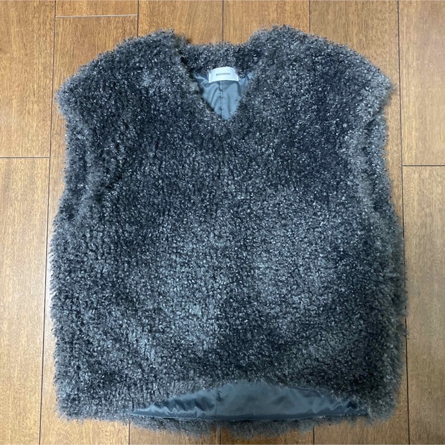 未使用 ミースロエ シャギーベスト MIESROHE 【気質アップ