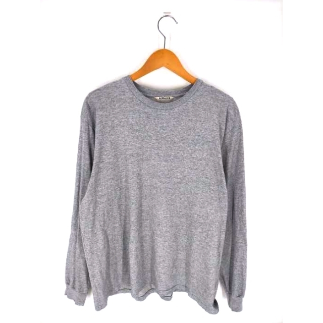 AURALEE(オーラリー) LUSTER PLAITING L/S TEE メンズ Tシャツ