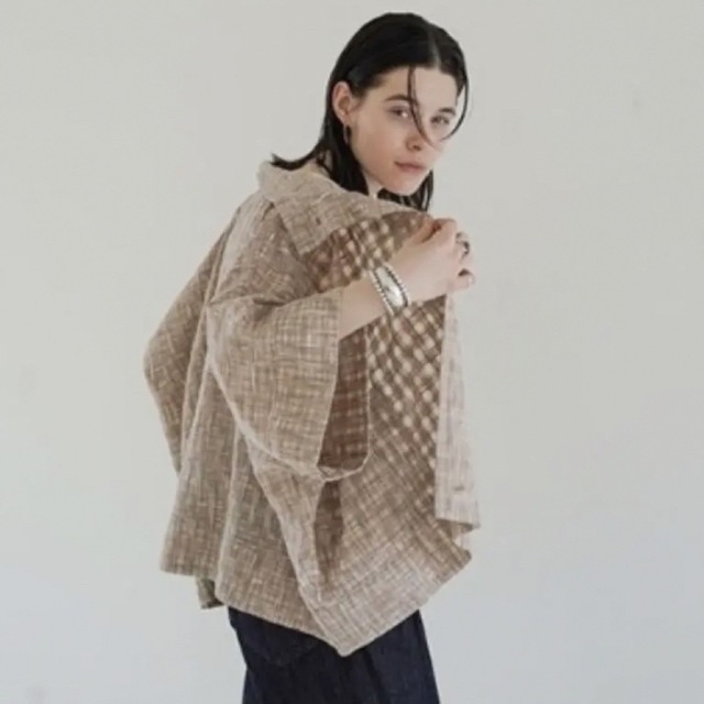 CLANE - SEE-THROUGH CHECK OVER SHRIT JACKET クラネの通販 by miyu ...